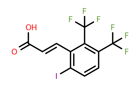 1807397-87-0 | 2,3-Bis(trifluoromethyl)-6-iodocinnamic acid