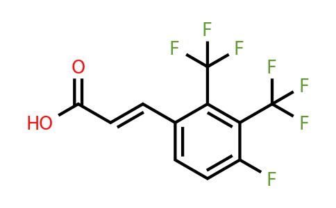 1807397-98-3 | 2,3-Bis(trifluoromethyl)-4-fluorocinnamic acid