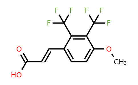 1807398-04-4 | 2,3-Bis(trifluoromethyl)-4-methoxycinnamic acid