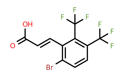 1807398-27-1 | 2,3-Bis(trifluoromethyl)-6-bromocinnamic acid