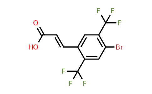 1807398-34-0 | 2,5-Bis(trifluoromethyl)-4-bromocinnamic acid