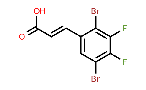 1807398-60-2 | 2,5-Dibromo-3,4-difluorocinnamic acid