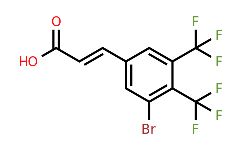 1807398-61-3 | 3,4-Bis(trifluoromethyl)-5-bromocinnamic acid
