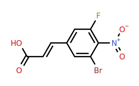 1807398-68-0 | 3-Bromo-5-fluoro-4-nitrocinnamic acid