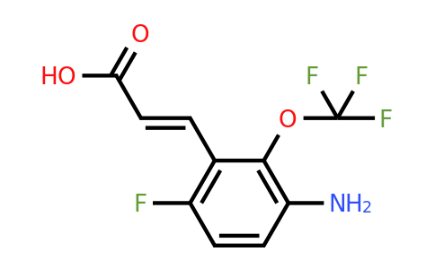 1807398-88-4 | 3-Amino-6-fluoro-2-(trifluoromethoxy)cinnamic acid