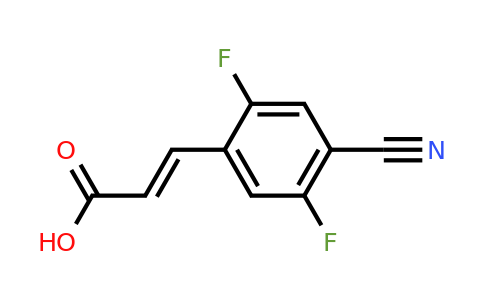 1807398-98-6 | 4-Cyano-2,5-difluorocinnamic acid