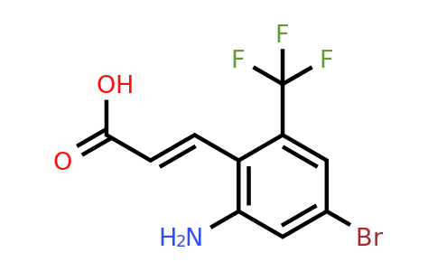 1807399-03-6 | 2-Amino-4-bromo-6-(trifluoromethyl)cinnamic acid