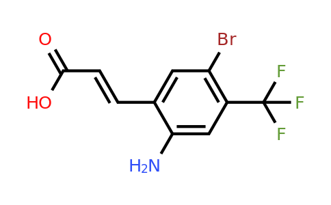 1807399-12-7 | 2-Amino-5-bromo-4-(trifluoromethyl)cinnamic acid