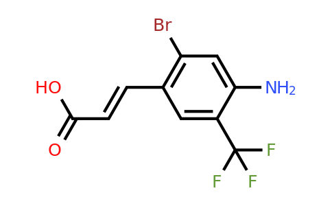 1807399-16-1 | 4-Amino-2-bromo-5-(trifluoromethyl)cinnamic acid