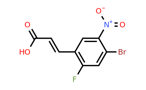 1807399-41-2 | 4-Bromo-2-fluoro-5-nitrocinnamic acid