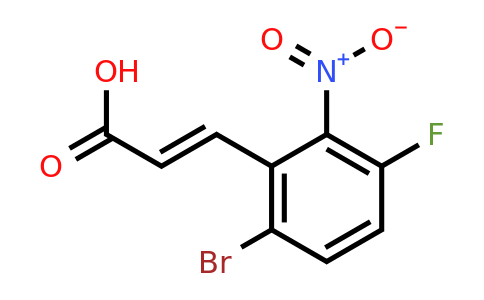 1807399-43-4 | 6-Bromo-3-fluoro-2-nitrocinnamic acid