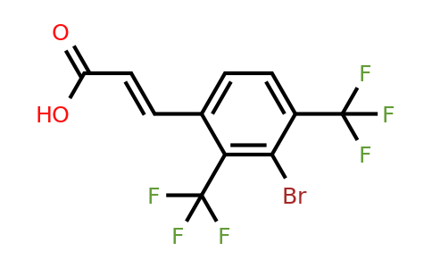 1807399-47-8 | 2,4-Bis(trifluoromethyl)-3-bromocinnamic acid