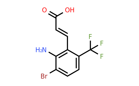 1807399-63-8 | 2-Amino-3-bromo-6-(trifluoromethyl)cinnamic acid