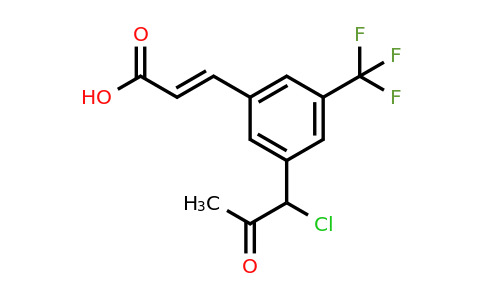 1807399-73-0 | 3-(1-Chloro-2-oxopropyl)-5-(trifluoromethyl)cinnamic acid