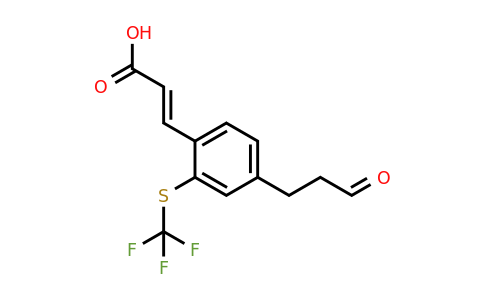 1807401-23-5 | 4-(3-Oxopropyl)-2-(trifluoromethylthio)cinnamic acid