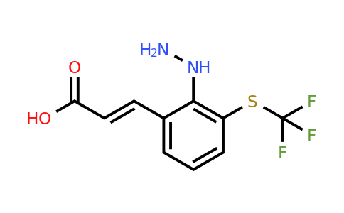 1807401-69-9 | 2-Hydrazinyl-3-(trifluoromethylthio)cinnamic acid