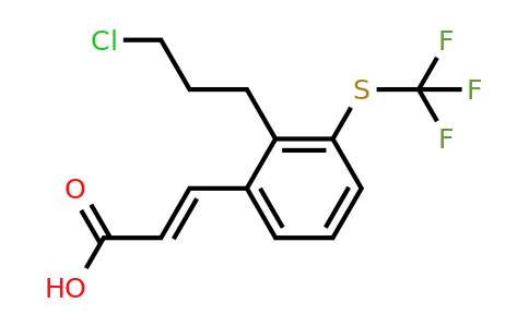 1807401-92-8 | 2-(3-Chloropropyl)-3-(trifluoromethylthio)cinnamic acid