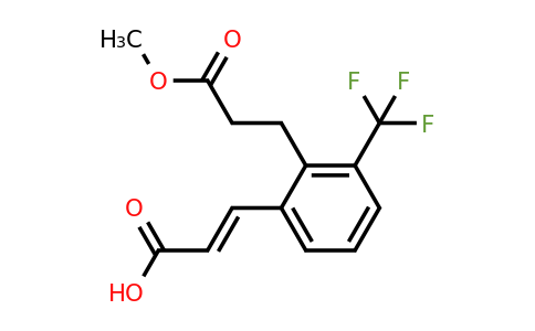 1807403-12-8 | 2-(3-Methoxy-3-oxopropyl)-3-(trifluoromethyl)cinnamic acid