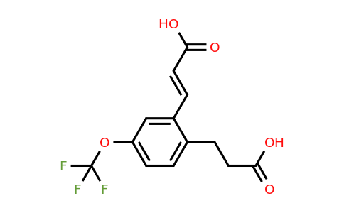 1807403-42-4 | 2-(2-Carboxyethyl)-5-(trifluoromethoxy)cinnamic acid