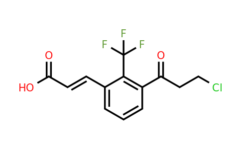 1807403-60-6 | 3-(3-Chloropropanoyl)-2-(trifluoromethyl)cinnamic acid