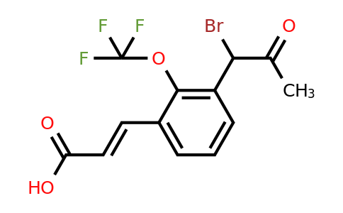 1807404-27-8 | 3-(1-Bromo-2-oxopropyl)-2-(trifluoromethoxy)cinnamic acid