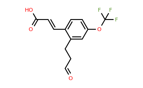 1807404-36-9 | 2-(3-Oxopropyl)-4-(trifluoromethoxy)cinnamic acid