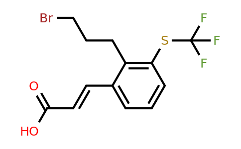 1807404-78-9 | 2-(3-Bromopropyl)-3-(trifluoromethylthio)cinnamic acid