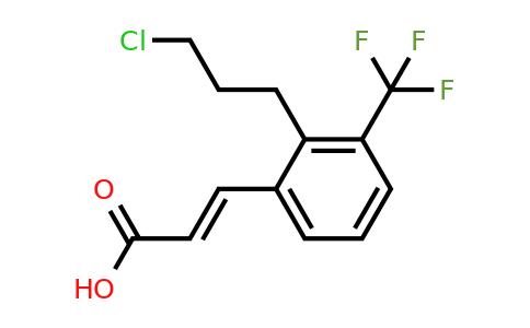 1807405-02-2 | 2-(3-Chloropropyl)-3-(trifluoromethyl)cinnamic acid