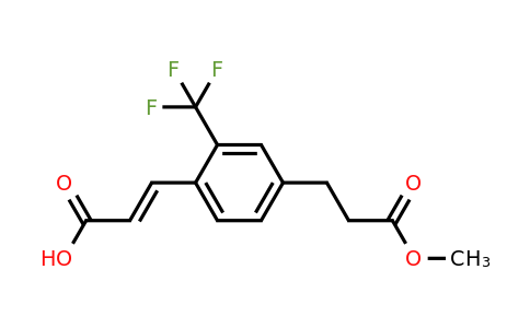 1807405-05-5 | 4-(3-Methoxy-3-oxopropyl)-2-(trifluoromethyl)cinnamic acid