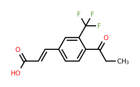 1807405-06-6 | 4-Propionyl-3-(trifluoromethyl)cinnamic acid