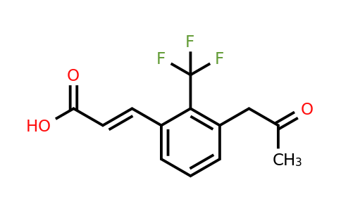1807405-48-6 | 3-(2-Oxopropyl)-2-(trifluoromethyl)cinnamic acid