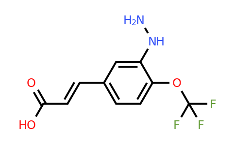 1807405-88-4 | 3-Hydrazinyl-4-(trifluoromethoxy)cinnamic acid