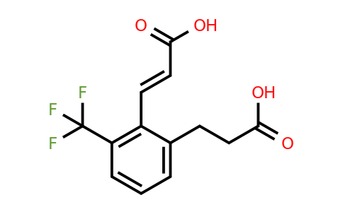1807406-89-8 | 2-(2-Carboxyethyl)-6-(trifluoromethyl)cinnamic acid