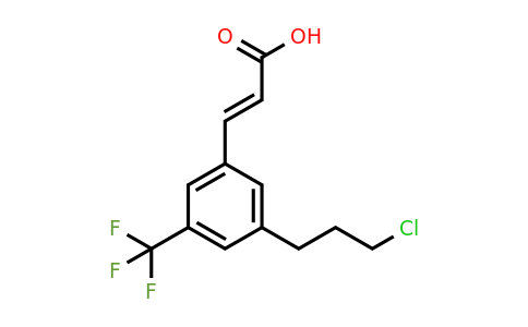 1807407-03-9 | 3-(3-Chloropropyl)-5-(trifluoromethyl)cinnamic acid