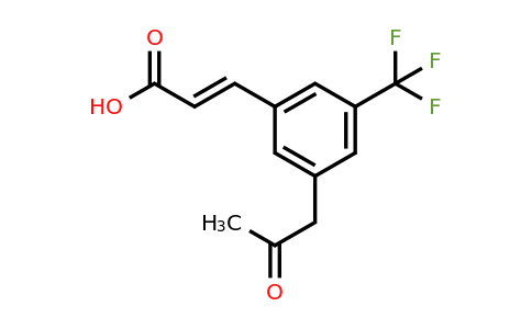 1807407-38-0 | 3-(2-Oxopropyl)-5-(trifluoromethyl)cinnamic acid