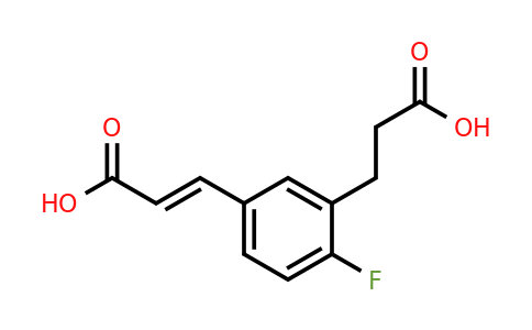 1807408-55-4 | 3-(2-Carboxyethyl)-4-fluorocinnamic acid