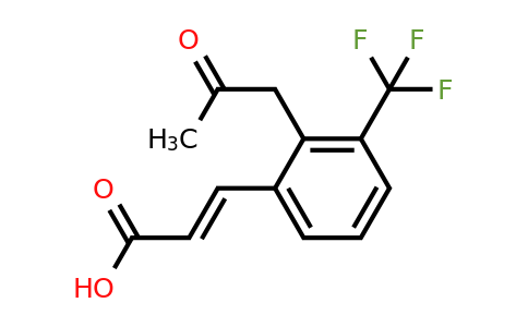 1807408-70-3 | 2-(2-Oxopropyl)-3-(trifluoromethyl)cinnamic acid