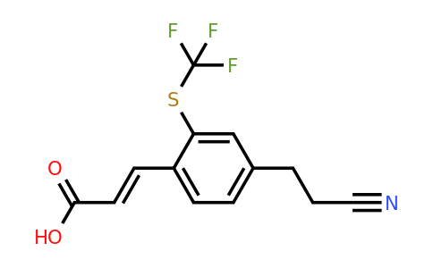 1807409-05-7 | 4-(2-Cyanoethyl)-2-(trifluoromethylthio)cinnamic acid