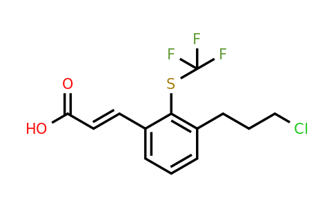1807409-07-9 | 3-(3-Chloropropyl)-2-(trifluoromethylthio)cinnamic acid