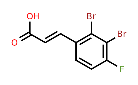 1807410-57-6 | 2,3-Dibromo-4-fluorocinnamic acid