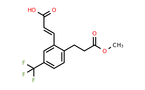1807410-68-9 | 2-(3-Methoxy-3-oxopropyl)-5-(trifluoromethyl)cinnamic acid