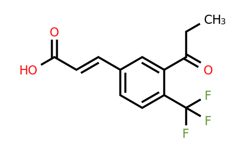 1807411-01-3 | 3-Propionyl-4-(trifluoromethyl)cinnamic acid
