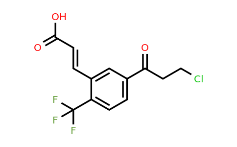 1807411-08-0 | 5-(3-Chloropropanoyl)-2-(trifluoromethyl)cinnamic acid