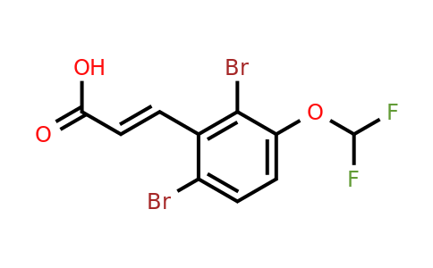 1807411-36-4 | 2,6-Dibromo-3-(difluoromethoxy)cinnamic acid
