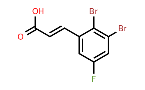 1807411-37-5 | 2,3-Dibromo-5-fluorocinnamic acid