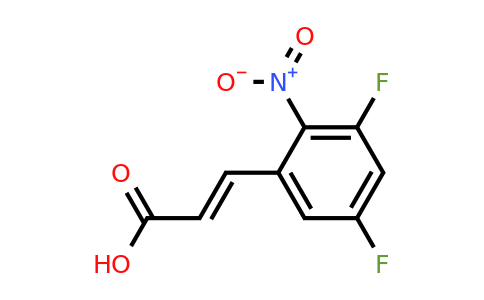 1807411-49-9 | 3,5-Difluoro-2-nitrocinnamic acid