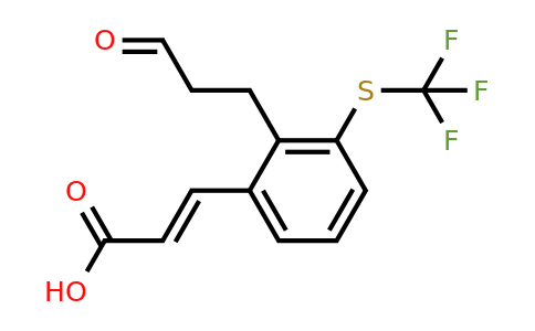 1807411-75-1 | 2-(3-Oxopropyl)-3-(trifluoromethylthio)cinnamic acid