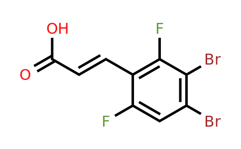 1807412-21-0 | 3,4-Dibromo-2,6-difluorocinnamic acid