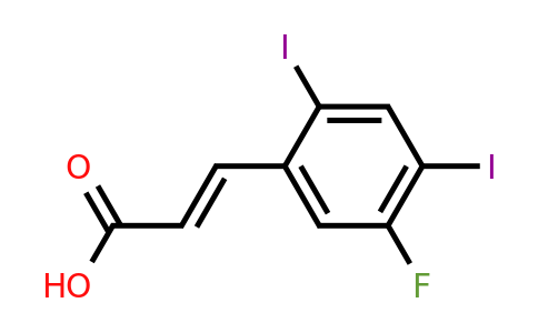 1807412-22-1 | 2,4-Diiodo-5-fluorocinnamic acid