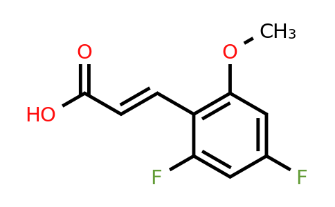 1807412-41-4 | 2,4-Difluoro-6-methoxycinnamic acid
